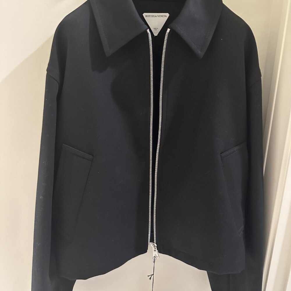 Bottega Veneta Bonded Cotton Blouson Jacket size 48